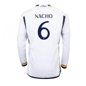 Real Madrid Nacho #6 Hemmakläder 2023-24 Långärmad